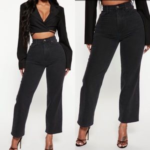 NWT FASHIONNOVA straight leg JEANS